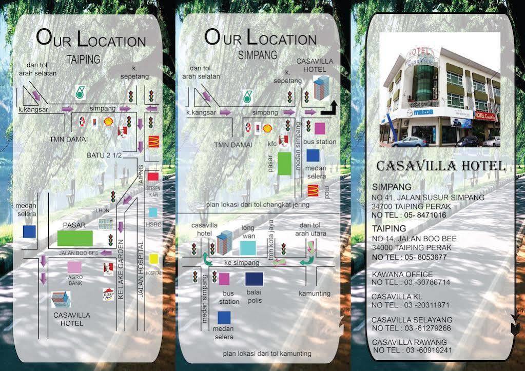 Casavilla Travellers Lodge Taiping Eksteriør bilde
